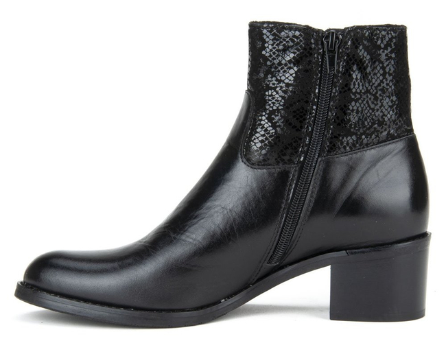 Botki Filippo 1014 Czarny Snake