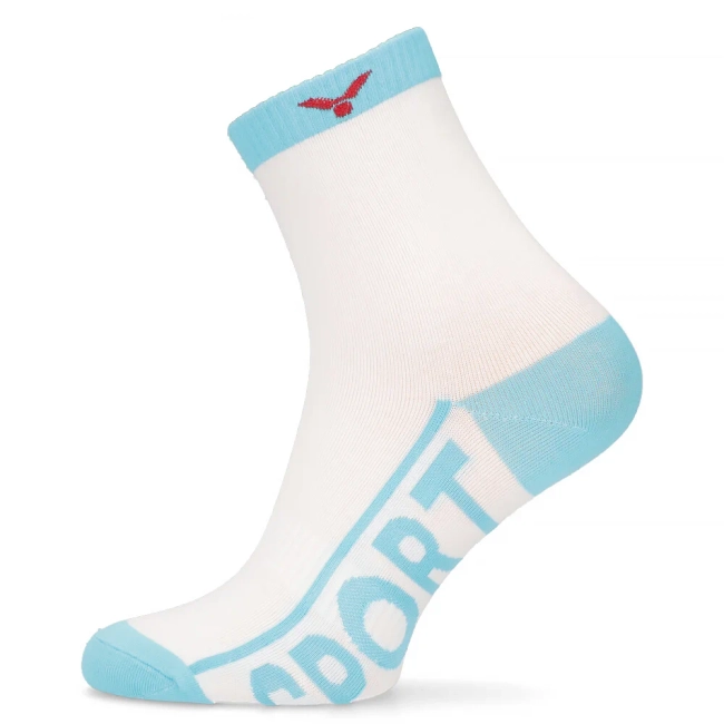 Women's Socks SK00050 white turquoise