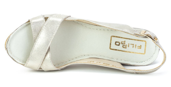 Sandals Filippo 0809-125-01-2 Platinum