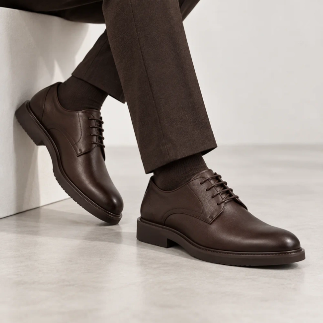 Leather shoes Filippo MP8255/26 D BR brown