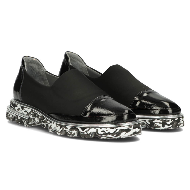 Leather shoes Filippo DP3920/22 BK black