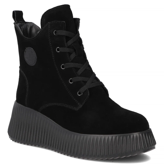 Leather ankle boots Filippo DBT7288/25 BK black