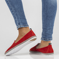 Leather shoes Filippo DP081/22 RD red