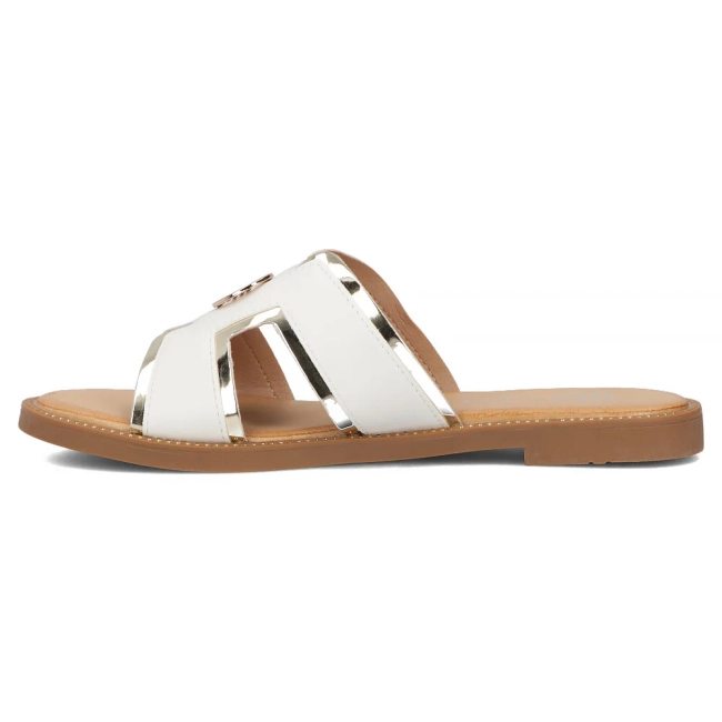 Klapki Filippo DK6921/25 WH białe