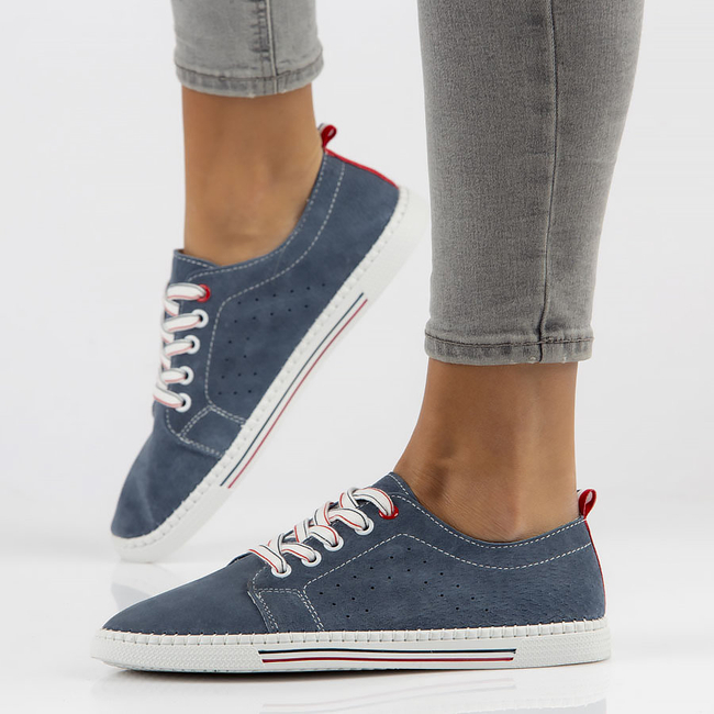 Leather shoes Filippo DP3507/22 NV navy