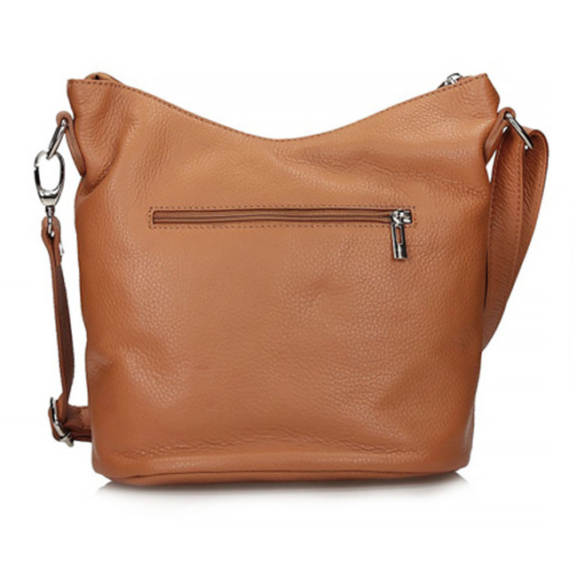 Handbag Toscanio Leather Messenger Bag 16176 camel