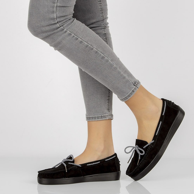 Leather shoes Filippo DP1200/20 BK black