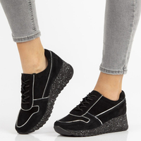 Skórzane półbuty Filippo DP943/20 Czarne