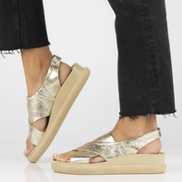 Leather sandals Filippo 40339 gold