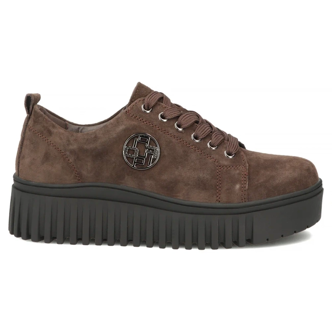 Leather sneakers Filippo DP8271/26 D BR brown