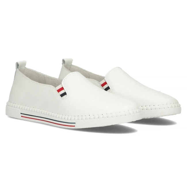 Leather shoes Filippo DP066/24 WH white