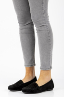 Skórzane mokasyny Filippo DP644/20 BK czarne