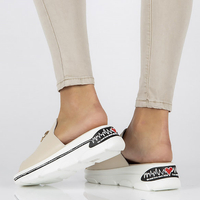 Leather slippers Filippo DK3872/22 BE beige