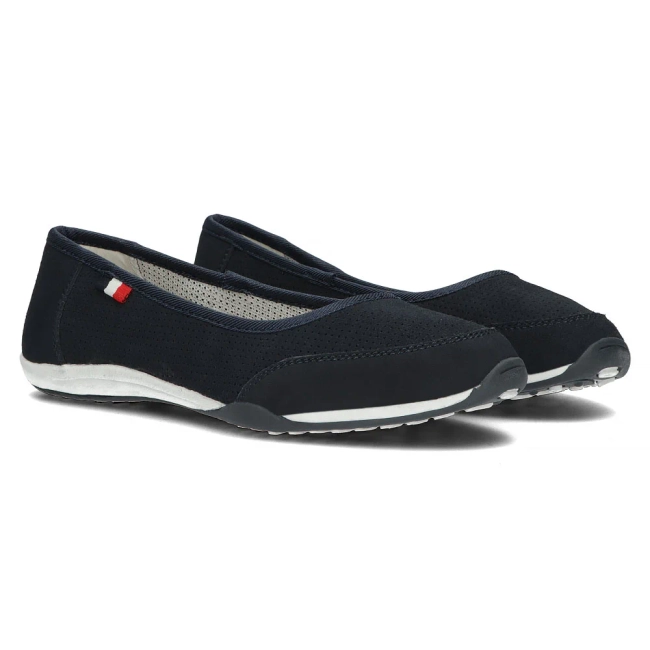 Leather shoes Filippo DP143/24 NV navy blue