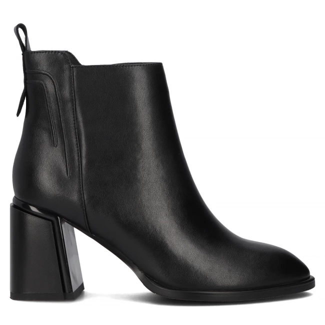 Leather ankle boots Filippo DBT6327/24 BK black