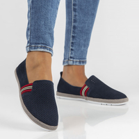 Leather shoes Filippo DP2309/22 NV navy blue