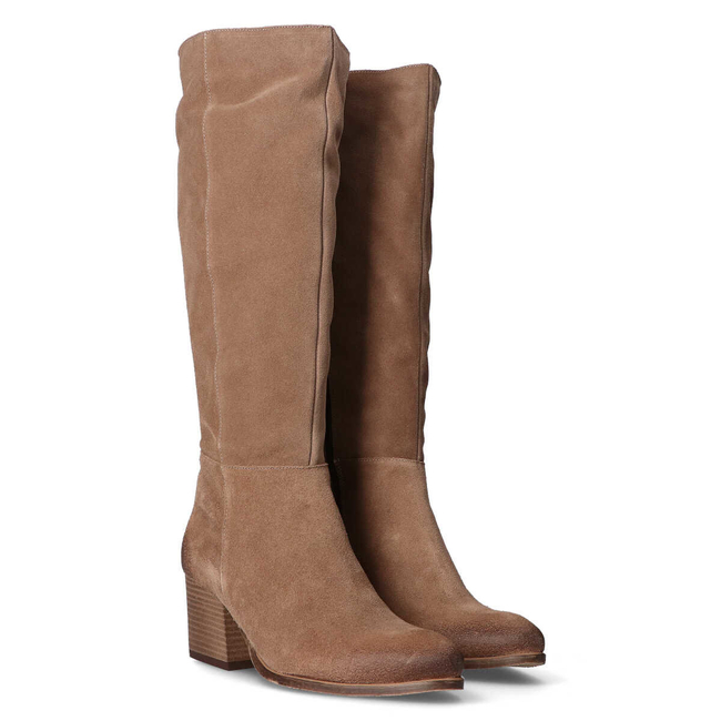 Filippo Boots 70109 velor taupe