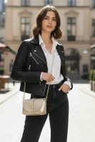 Handbag Toscanio Leather A32 gold