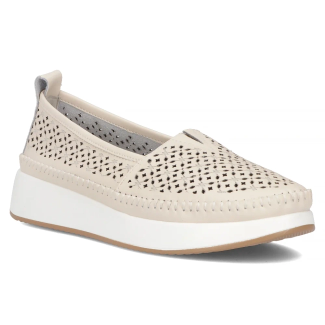 Leather shoes Filippo DP4555/24 BE beige