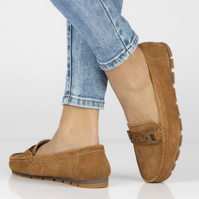 Leather loafers Filippo DP3630/23 BR brown