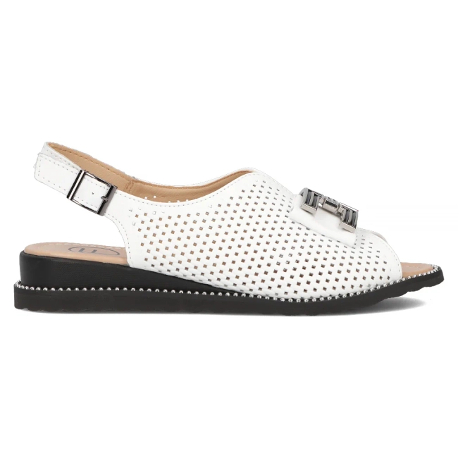 Leather sandals Filippo DS6032/25 WH white