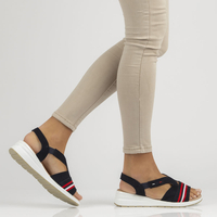 Leather sandals Filippo DS3500/22 NV navy