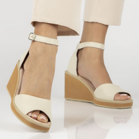 Leather sandals Filippo DS4507/23 BE beige