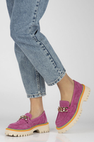 Leather shoes Filippo DP4589/23 FH pink