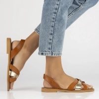 Leather sandals Filippo 40382 brown