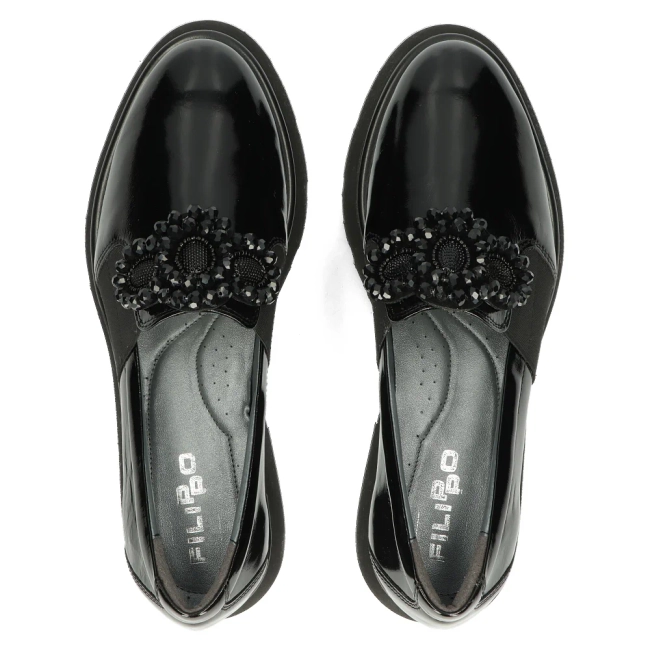 Leather shoes Filippo 2563 black