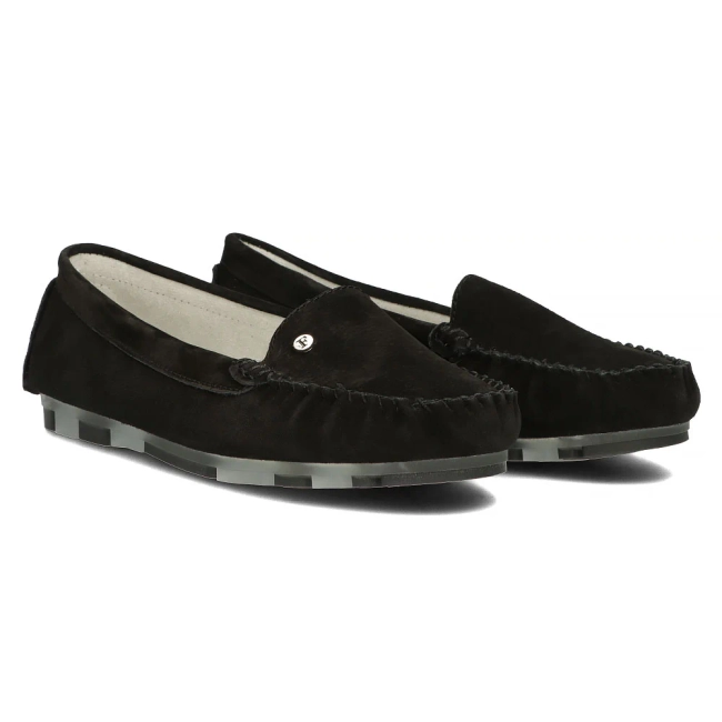 Leather loafers Filippo DP2037/25 BK black