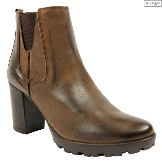 Ankle boots MARCO TOZZI 2/2-25462/25 cafe antic 8021334