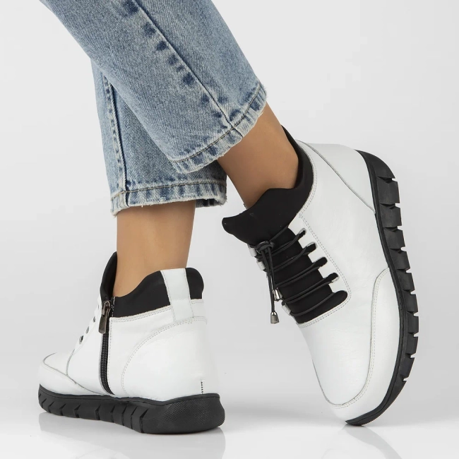 Artiker leather boots 55C0906 white