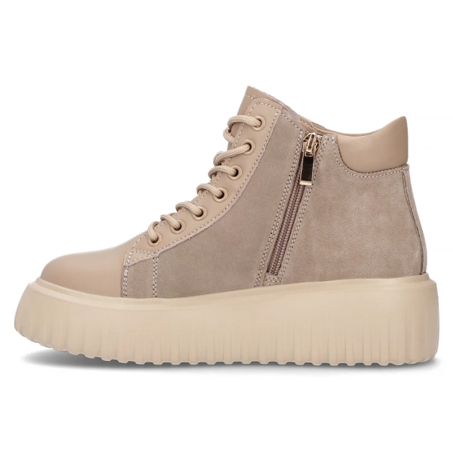 Leather ankle boots DBT6460/24 BE beige
