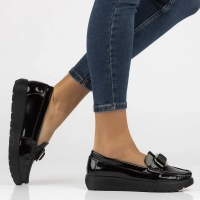 Leather loafers Filippo DP7056/25 BK L black