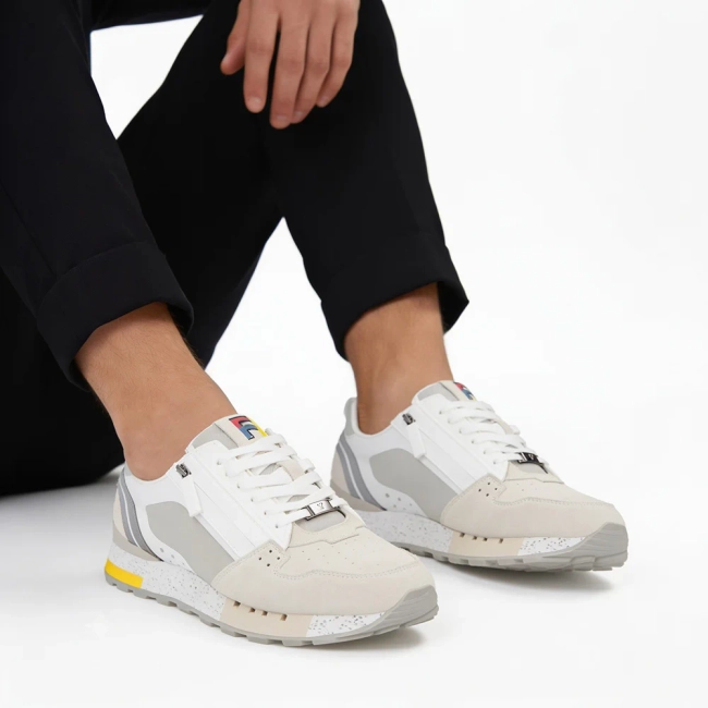 Leather Sneakers Filippo MSP7836/26 WH white