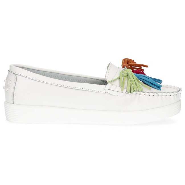 Leather loafers Filippo DP1261/20 WH white