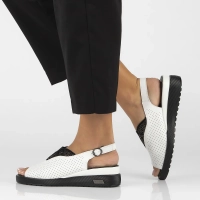 Leather sandals Filippo DS6145/24 WH white