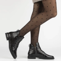 Leather ankle boots Filippo DBT7140/25 BK black