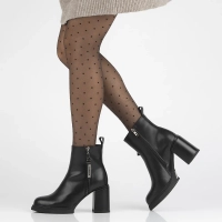 Leather ankle boots Filippo DBT6641/24 BK black