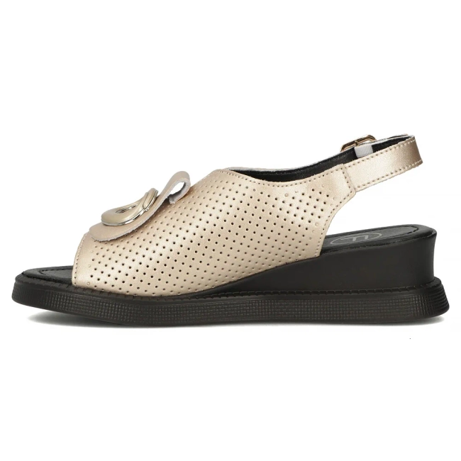 Leather sandals Filippo DS6873/25 GO gold