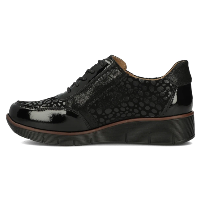 Leather shoes Filippo DP4912/24 BK L black