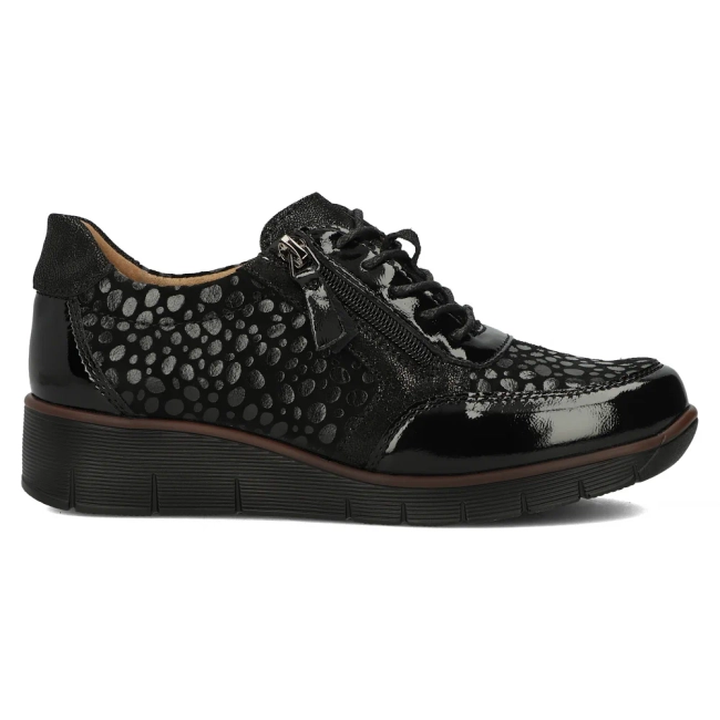 Leather shoes Filippo DP4912/24 BK L black