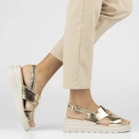 Leather sandals Filippo DS6712/25 GO gold