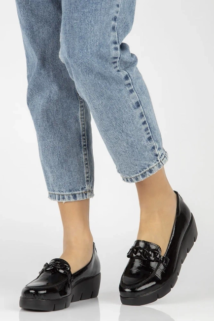 Leather shoes Filippo DP4128/24 BK black