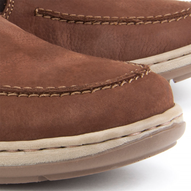 Półbuty Rieker 17360-21 Brown Extra Width Removable Insole