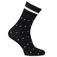Women's Socks L2 black hearts