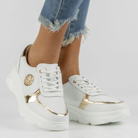 Leather Sneakers Filippo DP2138/22 WH GO white