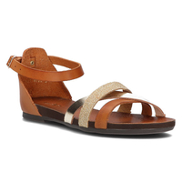 Leather sandals Filippo 40225 brown-gold