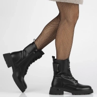 Leather boots Filippo DBT6541/24 BK black